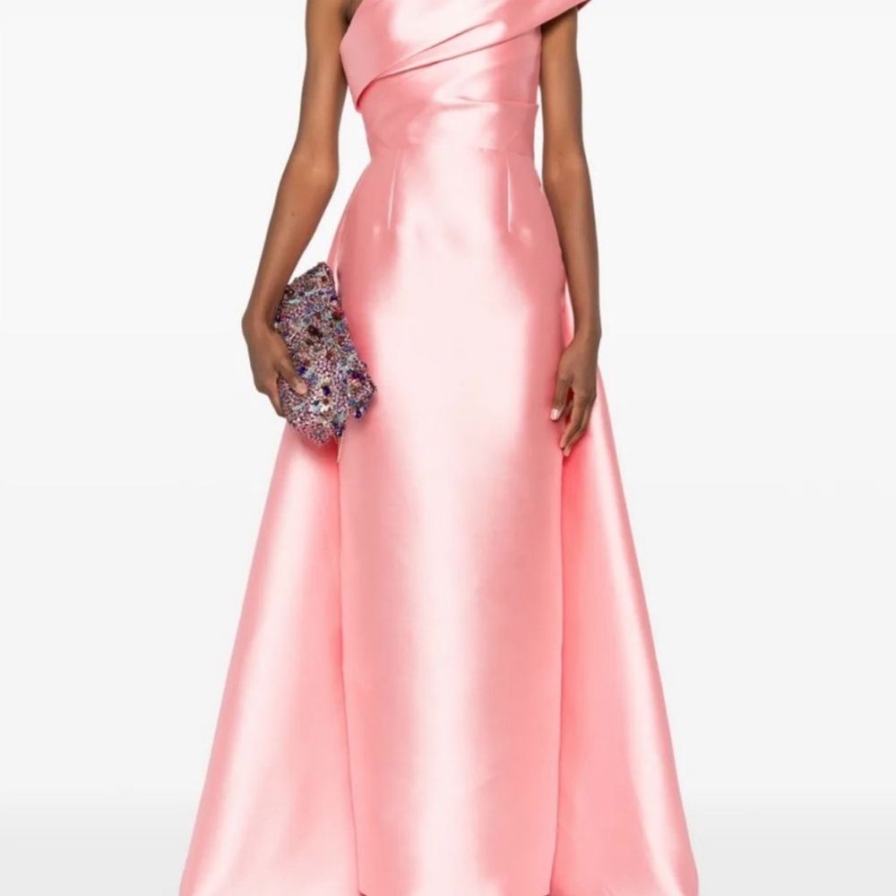 Solace London One Shoulder Pink Dress